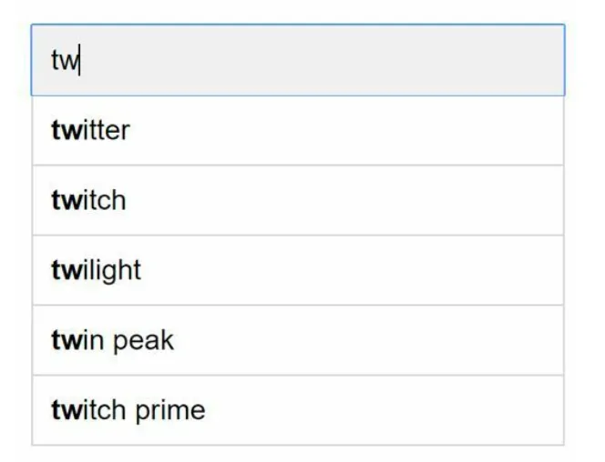 Search Suggestions